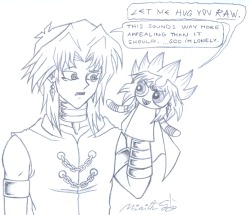 die-einzelganger:  This is supposed to be Bronzeshipping (Marik