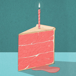 thestuntkid:  “Meat Cake” for a friends birthday. 