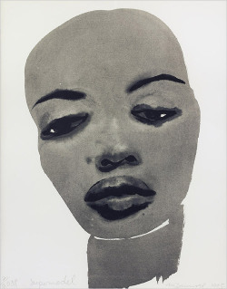 juju-be-art:  Marlene Dumas, The Supermodel, 1995. Watercolor