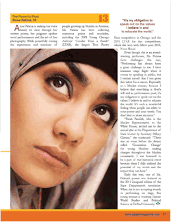 tomhiddlestonswife:  Azizah Magazine: 13 Under 30: #13 The Powerful