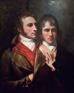 necspenecmetu: Benjamin West, Portrait of Raphael West and Benjamin