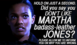 90stvqueen:  Martha Jones is a fucking star → Look at these