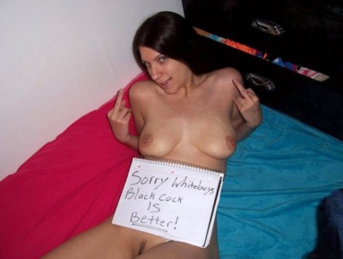 thebbctakeover:  LADIES… Please feel free to submit a created fan sign or wear some type of clothing stating your love for BIG BLACK COCK (BBC). Just like these ladies above! http://thebbctakeover.tumblr.com/submit