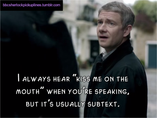 The best of A Scandal in Belgravia references, from BBC Sherlock pick-up lines.