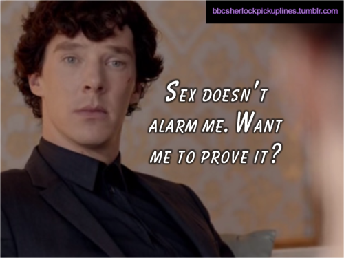 The best of A Scandal in Belgravia references, from BBC Sherlock pick-up lines.