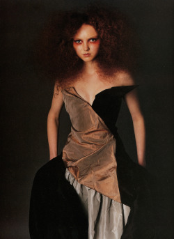 “The Spell #17”: Lily Cole by David Bailey for i-D