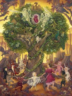 archiemcphee:  Tree of Life by Heather Watts, currently on exhibit