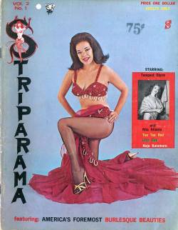 Tana Louise and Tempest Storm grace the cover of ‘STRIPARAMA’ 