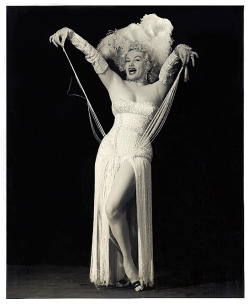 burleskateer:  Dixie Evans   aka. &ldquo;The Marilyn Monroe of Burlesque&rdquo;.. 