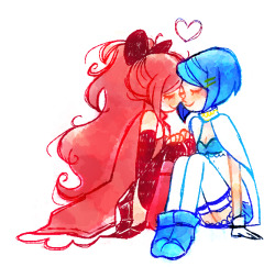 kaymurph:  otp week #6 - kyoko and sayaka from puella magi madoka