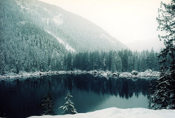 arcticseas:  lena lake (by famousweirdonion) 