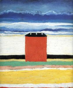 zimmyismycat:  Red House, 1932 - Kazimir Malevich  Red House