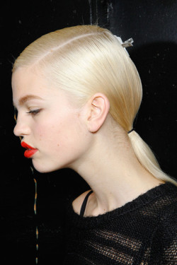 aclockworkpink:  Daphne Backstage, Marc by Marc Jacobs F/W 2012,