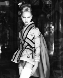 inspirationgallery:  Dior Couture by Patrick Demarchelier. -converted