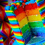 ftmfeminist:  ktc10:  yum.  That shit is hard to make. I tried—rather unsuccessfully. Boyfriend, on other hand, is a much better queer than me and made these perfect rainbow stripes in cupcakes.   I NEED ALL OF THESE ON MY BIRTHDAY. Didn’t I