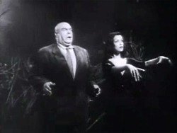 Tor Johnson and Vampira= George (The Animal) Steele and Maila