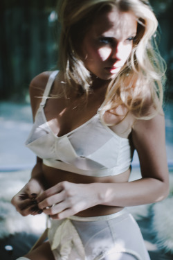  KRISTINA (white lotus lingerie - profile) | photographed by