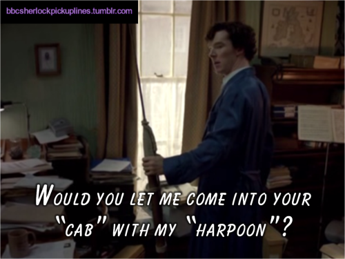 “Would you let me come into your ‘cab’ with my 'harpoon’?”