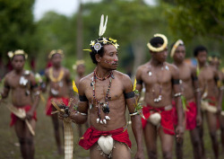 faith-in-humanity: Trobriand island men - Papua New Guinea by Eric Lafforgue on Flickr.