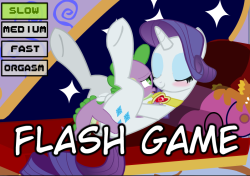 tiarawhy:  Rarity & Spike  Flash Game (commission for SJVIPER