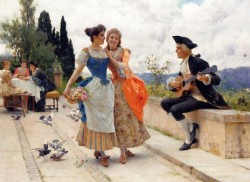 paintingispoetry:  Federico Andreotti - The Serenade 