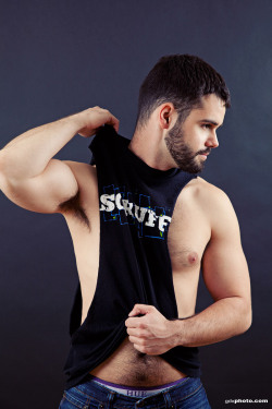 gabrielgastelum:  [Editorial for Scruff] on the blog. David is