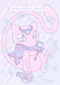 sugar-honey-iced-tea:  My Mew blowing bubbles picture, always