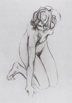 undare-deactivated20151007:  Valentin Serov, Naked Woman, 1910.