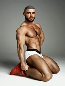 thebooker1984:  Random hot pic: Francois Sagat and his red shoes