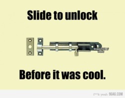 9gag:  Hipster lock… 