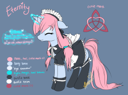 eternityeclipse:  Meet Eternity, my new pony character! She’s