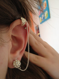 dobbyismydad:  And to add to my weird earring collection. 