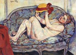 Suzanne Valadon, Nude Reclining on a Sofa, 1928
