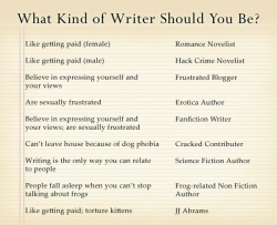 What Kind of Writer Should You Be?