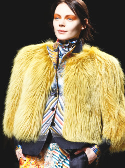 Princess Kinga Rajzak at Dries Van Noten Fall 2012