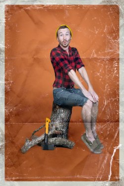 Men Photographed in Stereotypical Pin-Up Poses