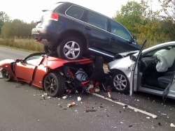  see what happens when drivers dont know how to drive safe?