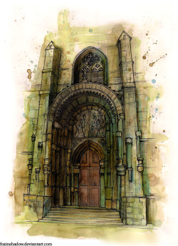 Saint Vitus Cathedral portal. One of many beautiful portals in