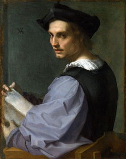 artantiquity:  Andrea del Sarto, Portrait of a Sculptor. 