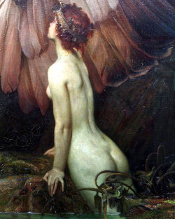 deadpaint:  Herbert James Draper, The Lament for Icarus (Detail)