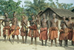 ethnoworld:  Shoowa clan of the Kuba and related peoples in the Democratic Republic of the Congo - formerly Zaire. 