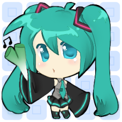 Just a little Miku chibi for your day, not sure I wanna sell