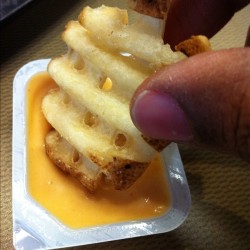 [best] waffle fries x [best] sauce #chick-fil-a #food (Taken