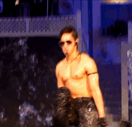 badkpopfairy:  Anyone mind if I bring a shirtless wet HyunJoong back or…  