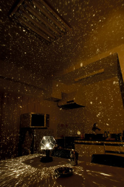 sapphirefiber:  paintedlandscape:   INFMETRY star projector.