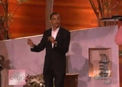 thegreenqueen19:  Of course I’m going to have Obama dancing