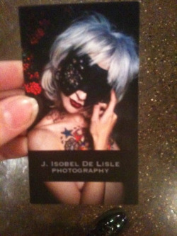I’m on @jisobeldelisle ’s card!!! Ahhhh yay!
