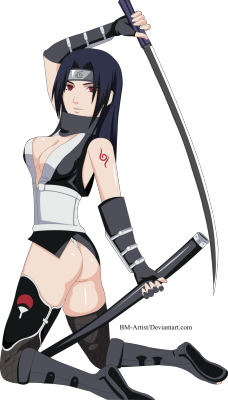 sexykunoichi:  Mikoto Uchiha - Sexy ANBU by ~BM-Artist 