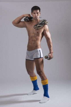 theunderwearking:  What do you think of his #Socks? Hot! #Underwear
