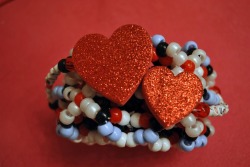 Queen of Hearts “Off With Your Head” cuff I made